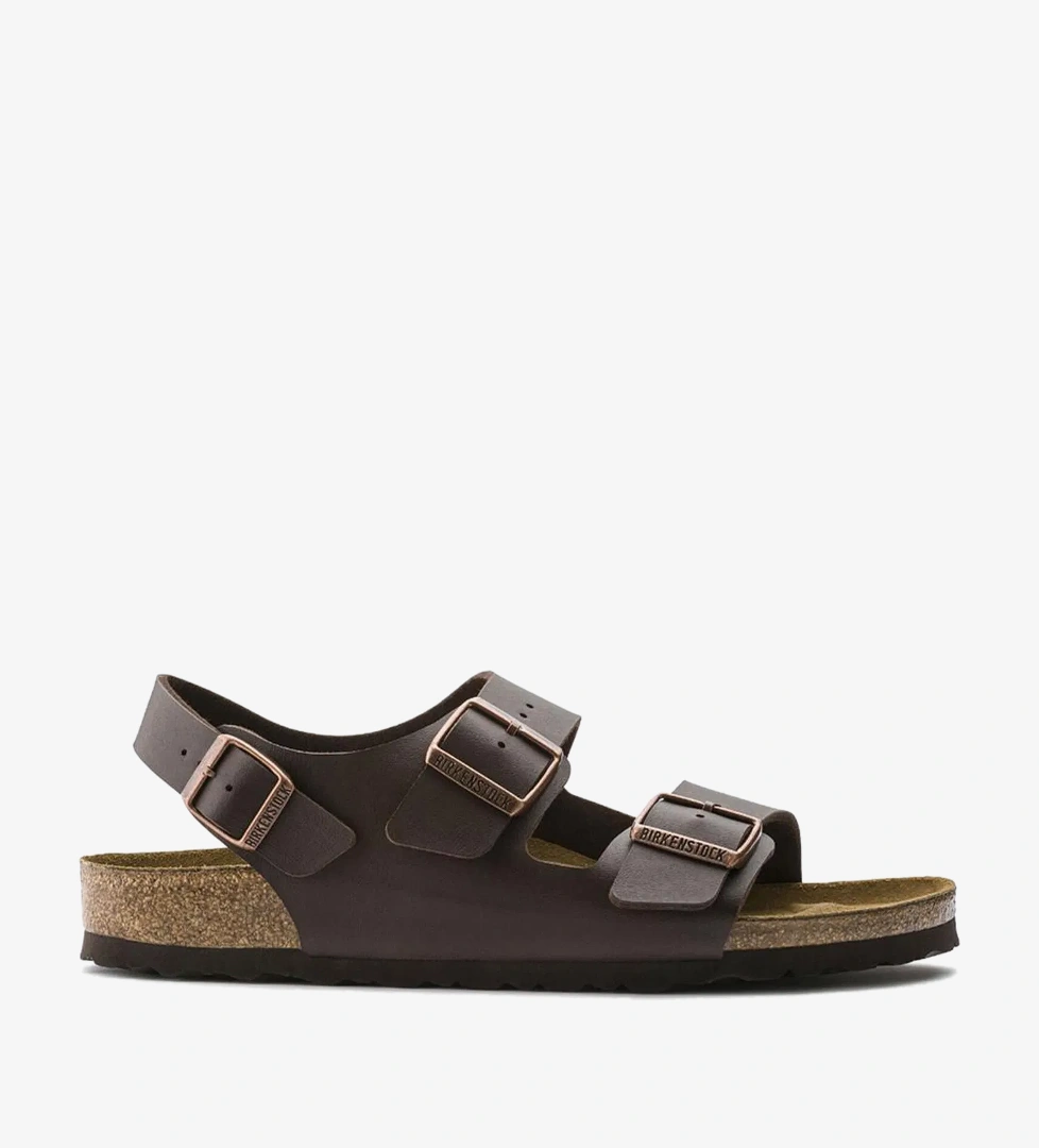 Birkenstock Milano Bf Erkek Kahverengi Sandalet - Görsel 1