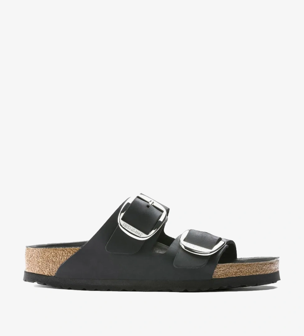 Birkenstock Arizona Big Buckle Leoi Kadın Siyah Terlik