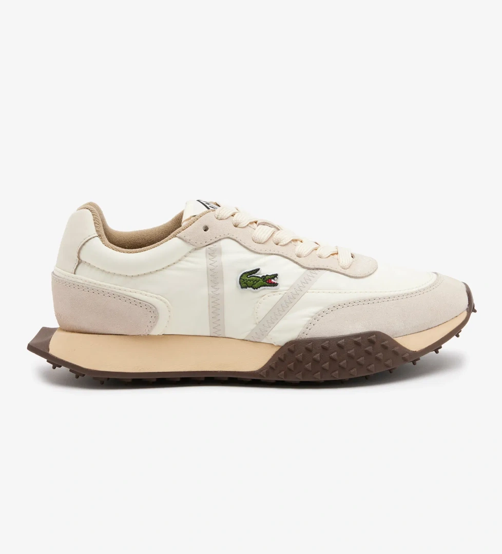 Lacoste L-Spin Deluxe 3.0 Kadın Bej Sneaker - Görsel 1