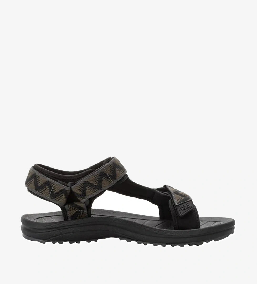 Jack Wolfskin Wave Breaker Erkek Yeşil Sandalet - Görsel 1