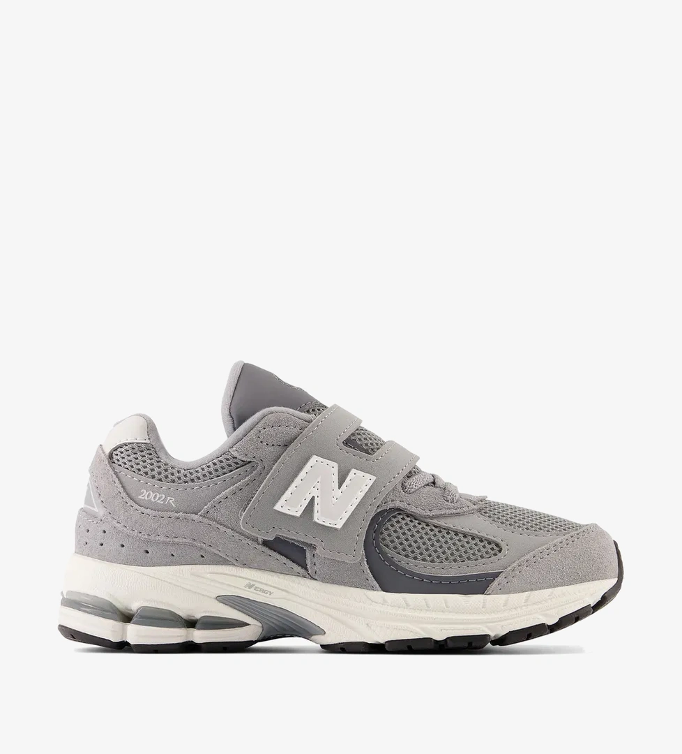 New Balance 2002 Lifestyle Çocuk Gri Spor Ayakkabı - Görsel 1