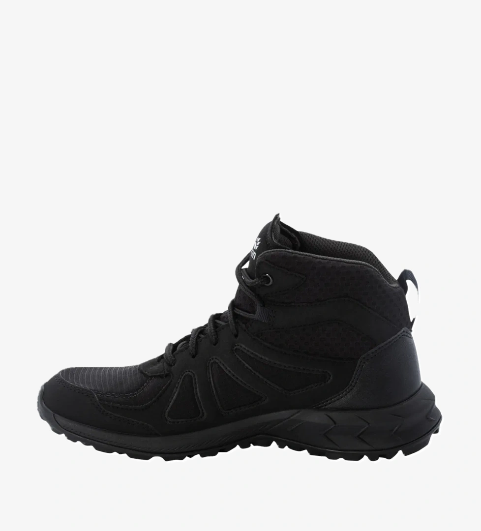 Jack Wolfskin Jack Wolfskin Woodland 2 Texapore Mid Kadın Siyah Bot model görseli