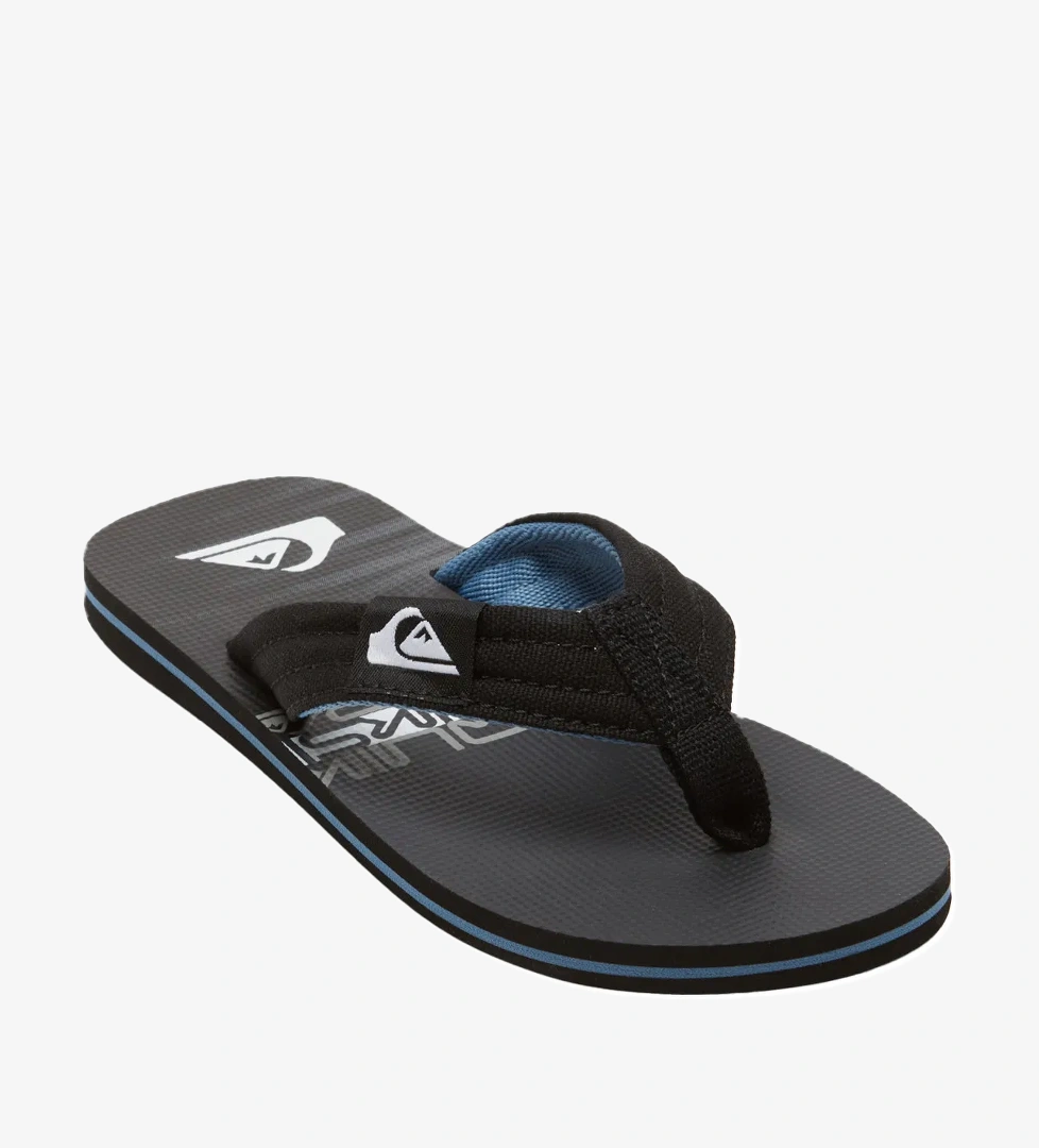 Quiksilver Molokai Layback II Youth Erkek Çocuk Siyah Terlik - Görsel 1