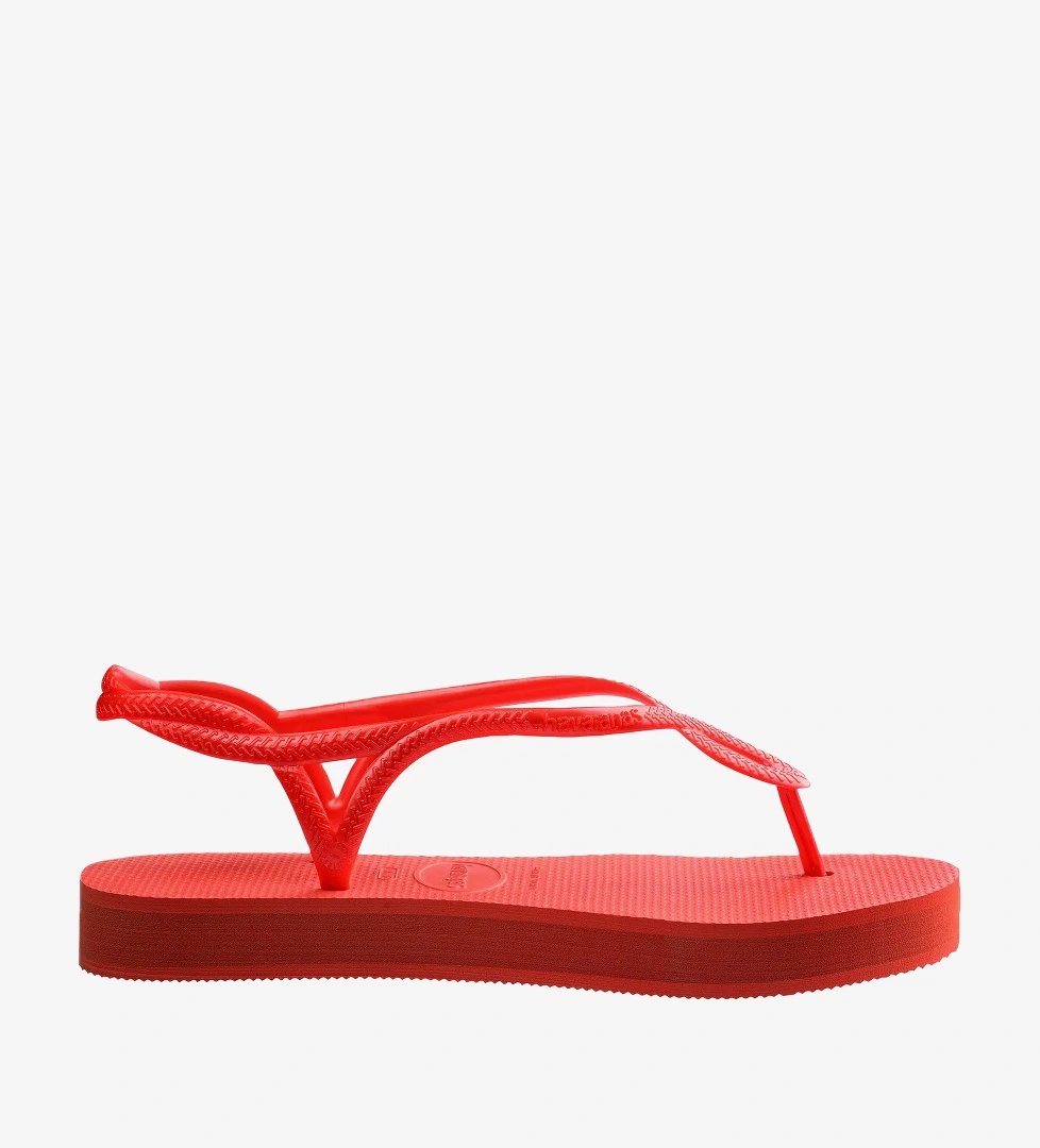 Havaianas Havaianas Luna Flatform Kadın Kırmızı Terlik Sandalet & Terlik | FashFed Kırmızı - 1. görsel
