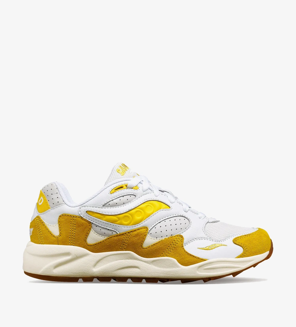 Saucony Saucony Grid Shadow 2 Unisex Beyaz Spor Ayakkabı model görseli