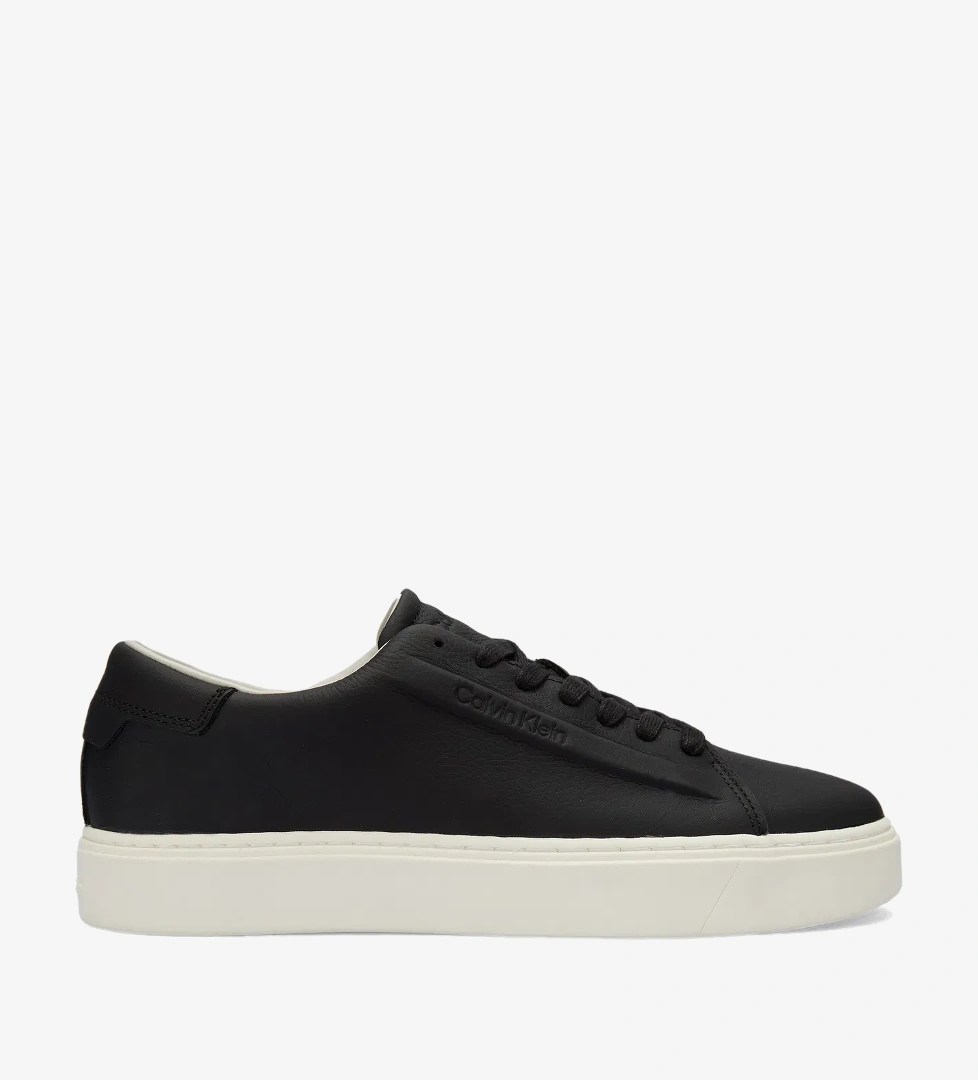 Calvin Klein Calvin Klein Low Top Lace Up Erkek Siyah Spor Ayakkabı Sneaker | FashFed Siyah - 1. görsel