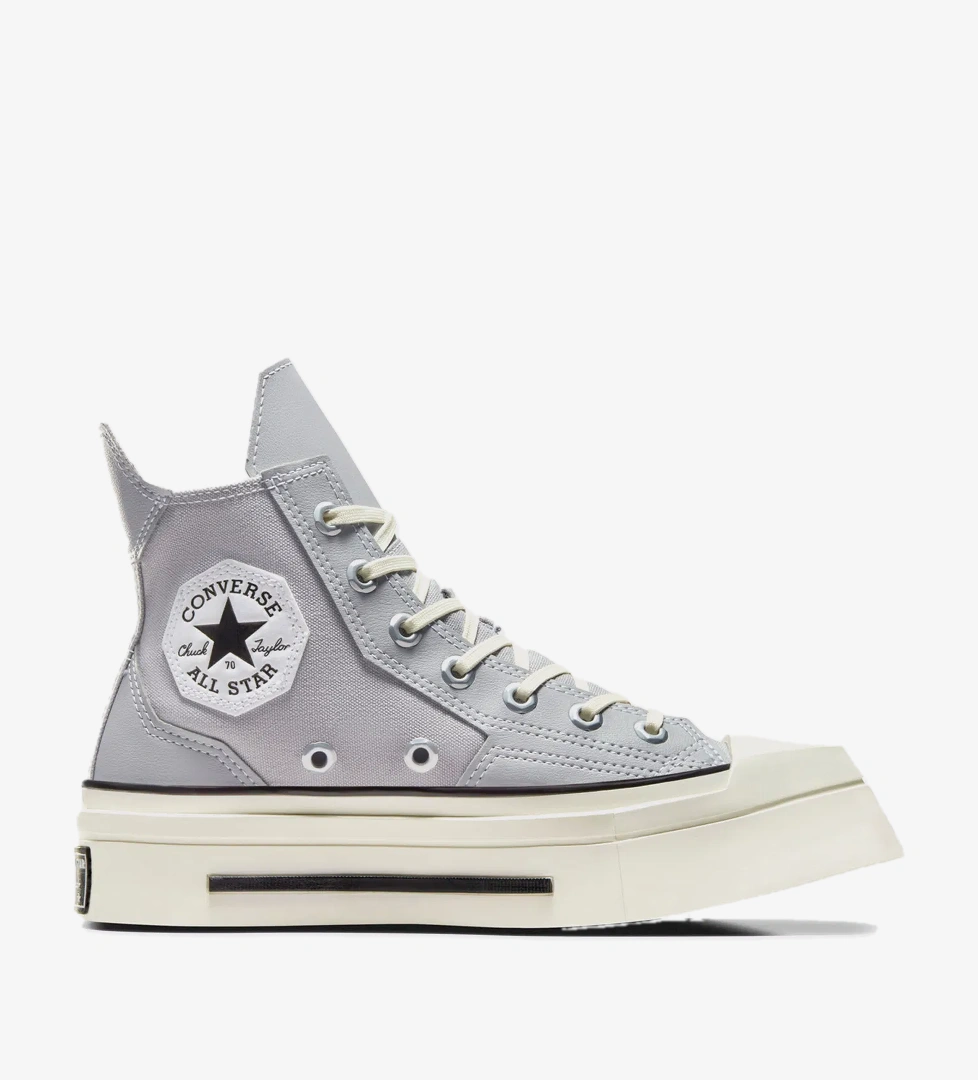 Converse Chuck 70 De Luxe Squared Unisex Gri Platform Sneaker