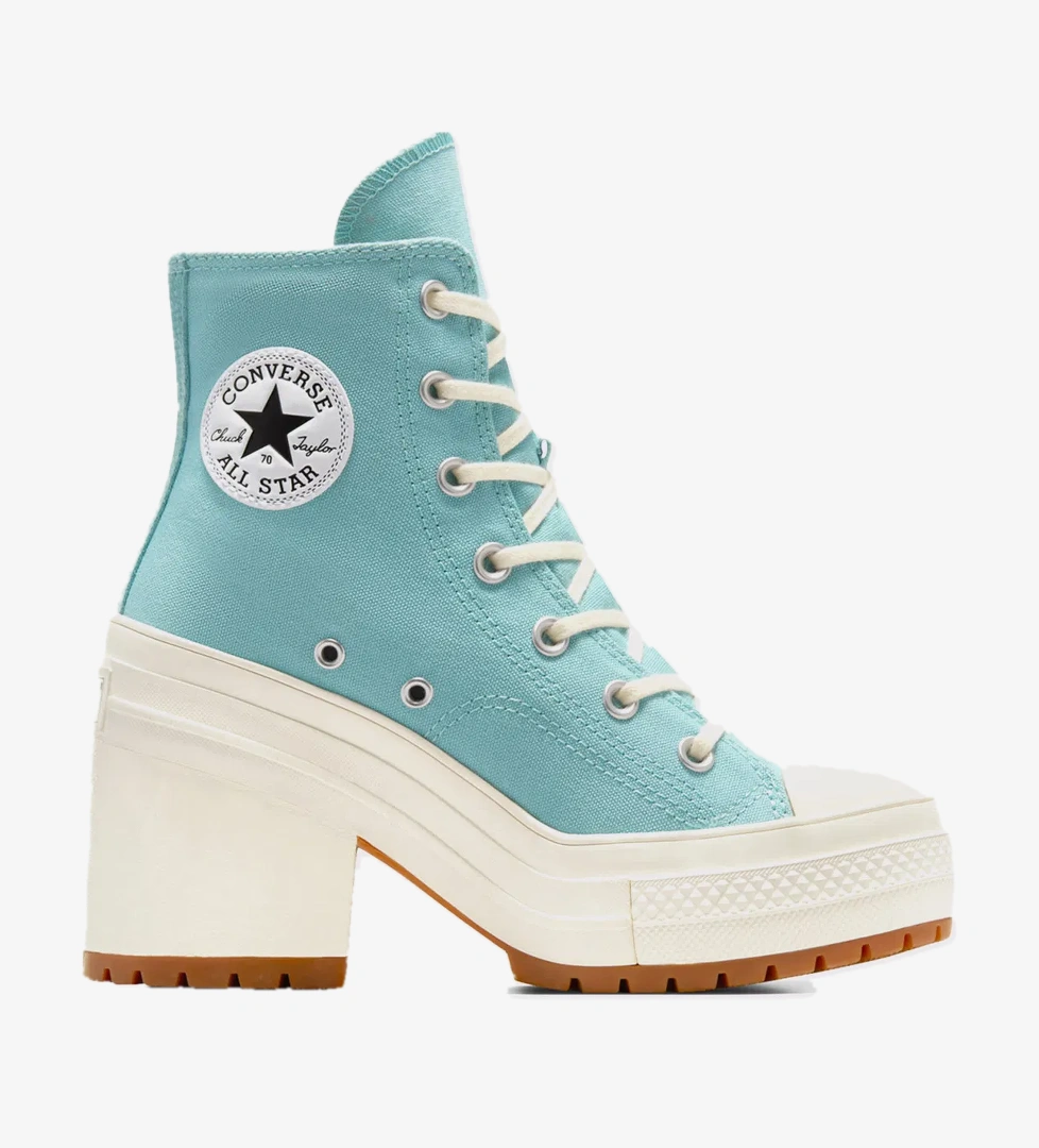 Converse Chuck 70 De Luxe Heel Unisex Mavi Platform Sneaker