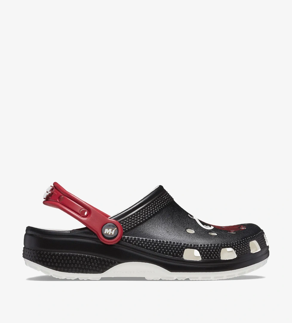 Crocs NBA Miami Heat Cls Clg Erkek Siyah Terlik - Görsel 1