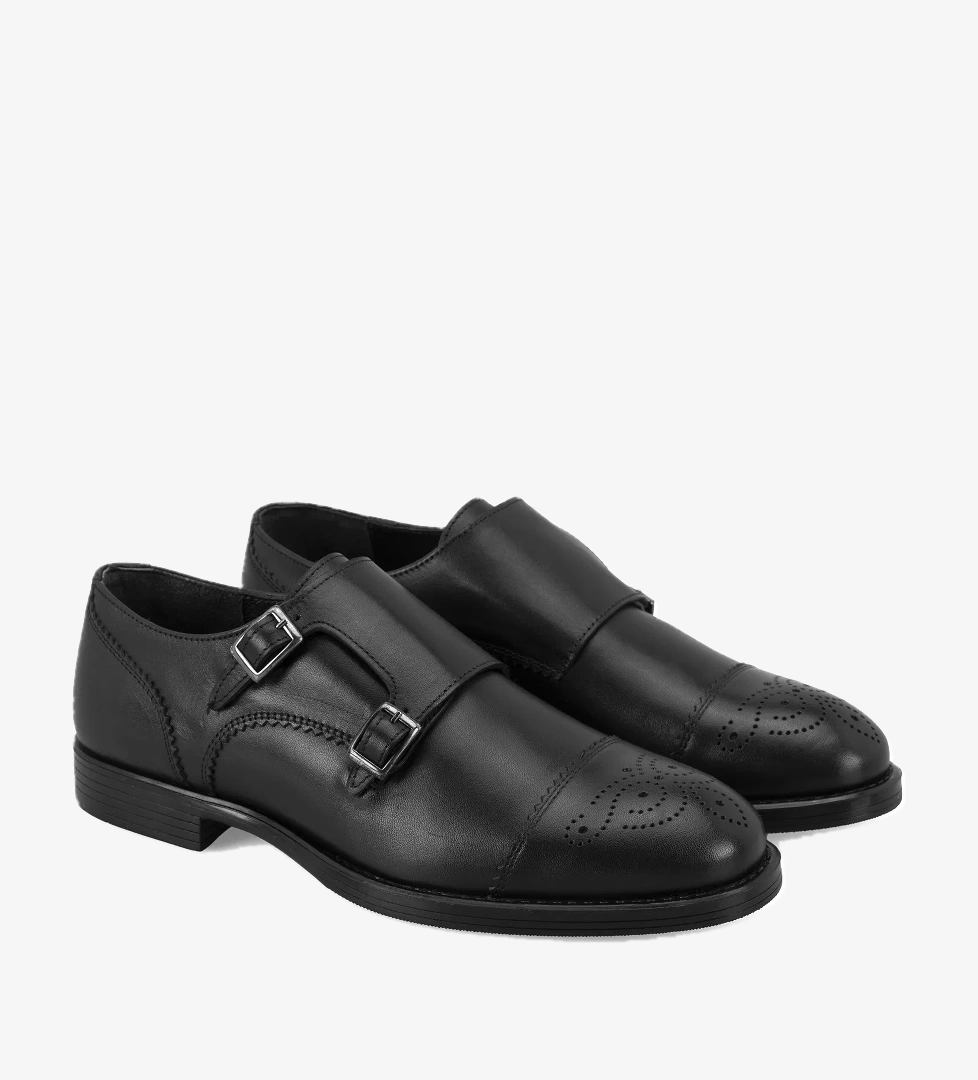 Kadın Siyah Deri Klasik Ayakkabı