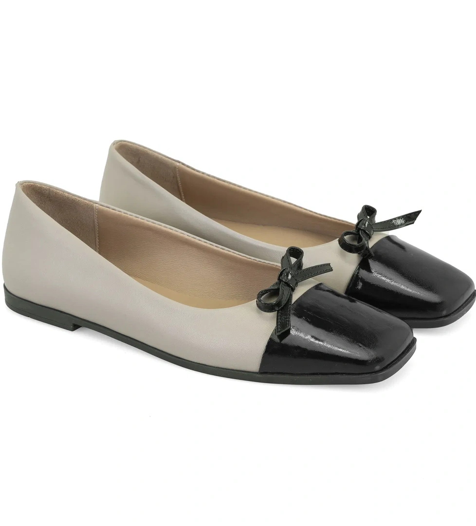 Desa Kadın Vizon Siyah Deri Babet model görseli