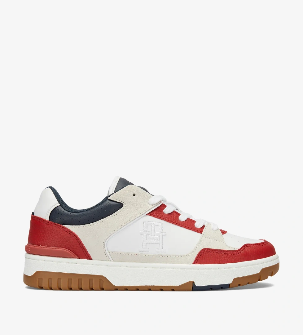 Tommy Hilfiger Tommy Hilfiger Basket Street Erkek Kırmızı Spor Ayakkabı model görseli