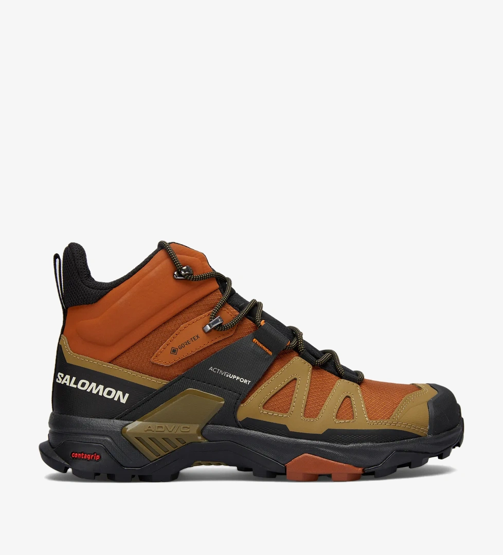 Salomon X Ultra 4 Mid Gore-Tex Erkek Kahverengi Bot - Görsel 1