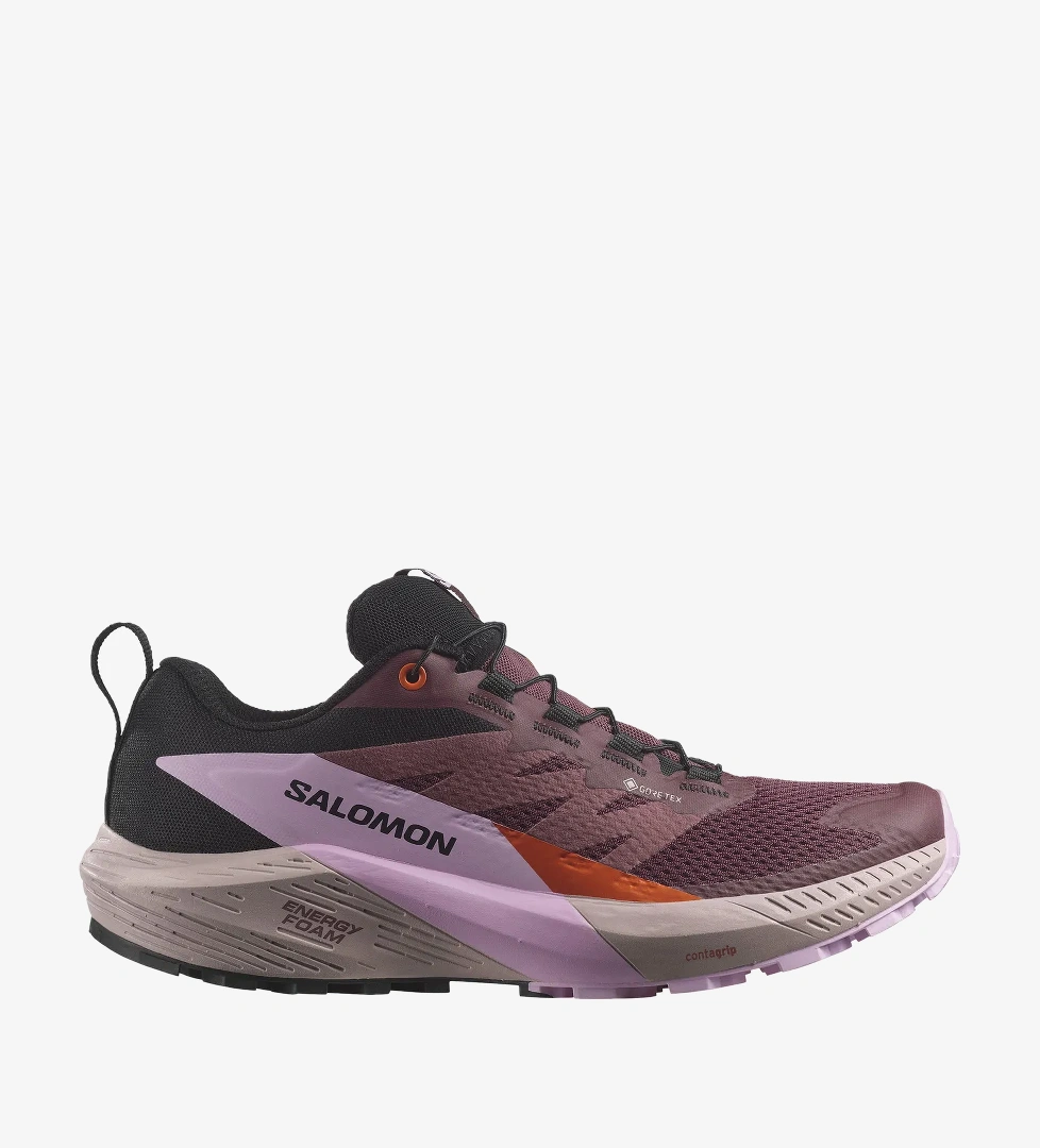 Salomon Salomon Sense Ride 5 Gore-Tex Trail Kadın Mor Koşu Ayakkabısı model görseli