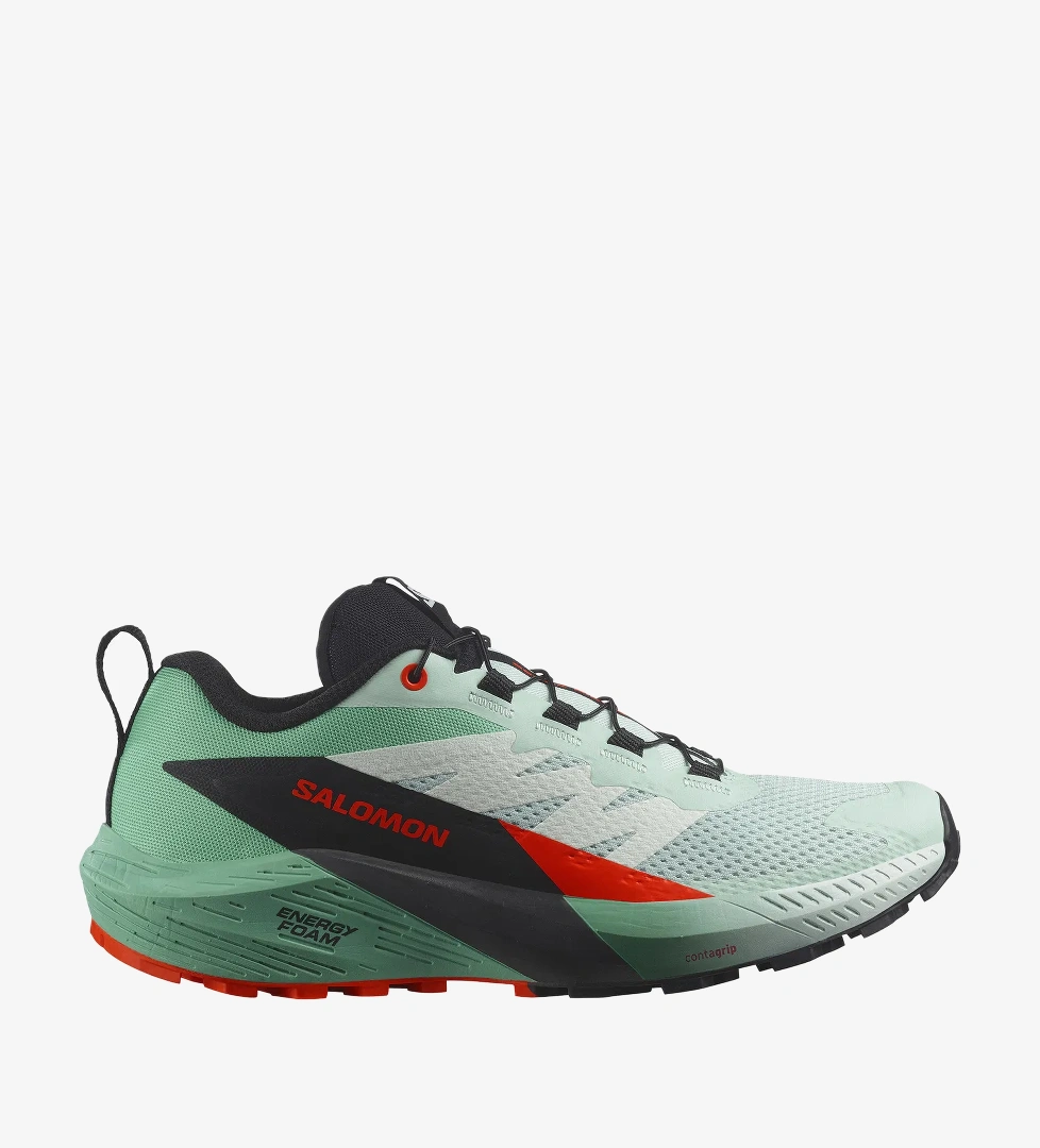 Salomon Sense Ride 5 Kadın Yeşil Koşu Ayakkabısı - Görsel 1