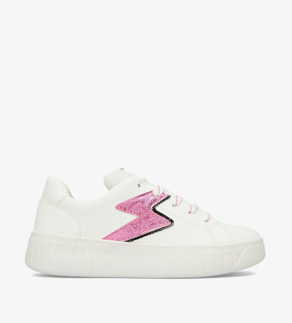 Geox Mikiroshi Çocuk Beyaz Spor Ayakkabı - Görsel 1