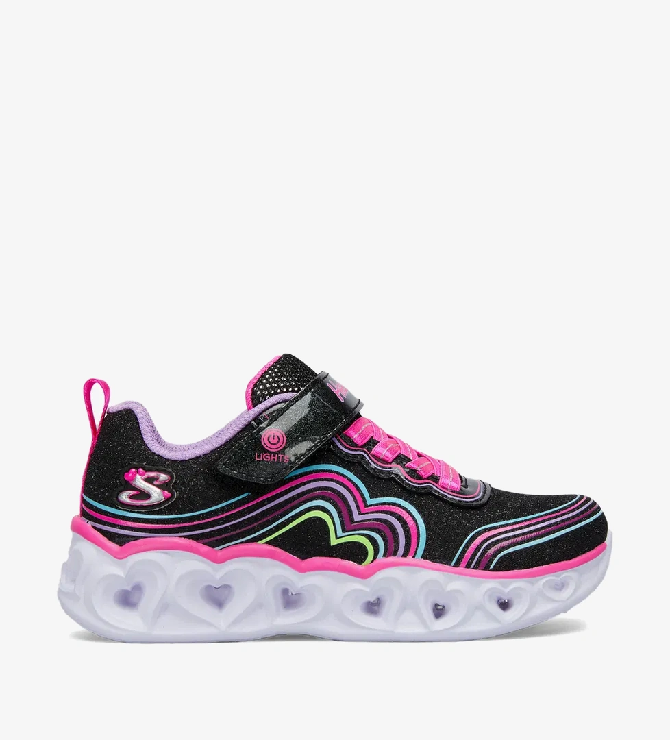 Skechers Skechers Heart Lights Çocuk Siyah Spor Ayakkabı model görseli