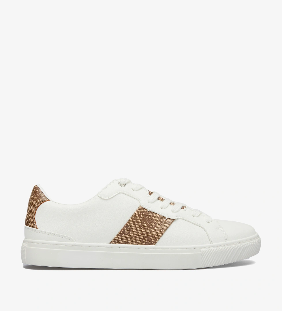 Guess Guess Todı 4G-Shine Embsed Pu/Ip Lama 03 Erkek Beyaz/Be Spor Ayakkabı Sneaker | FashFed Beyaz - 1. görsel