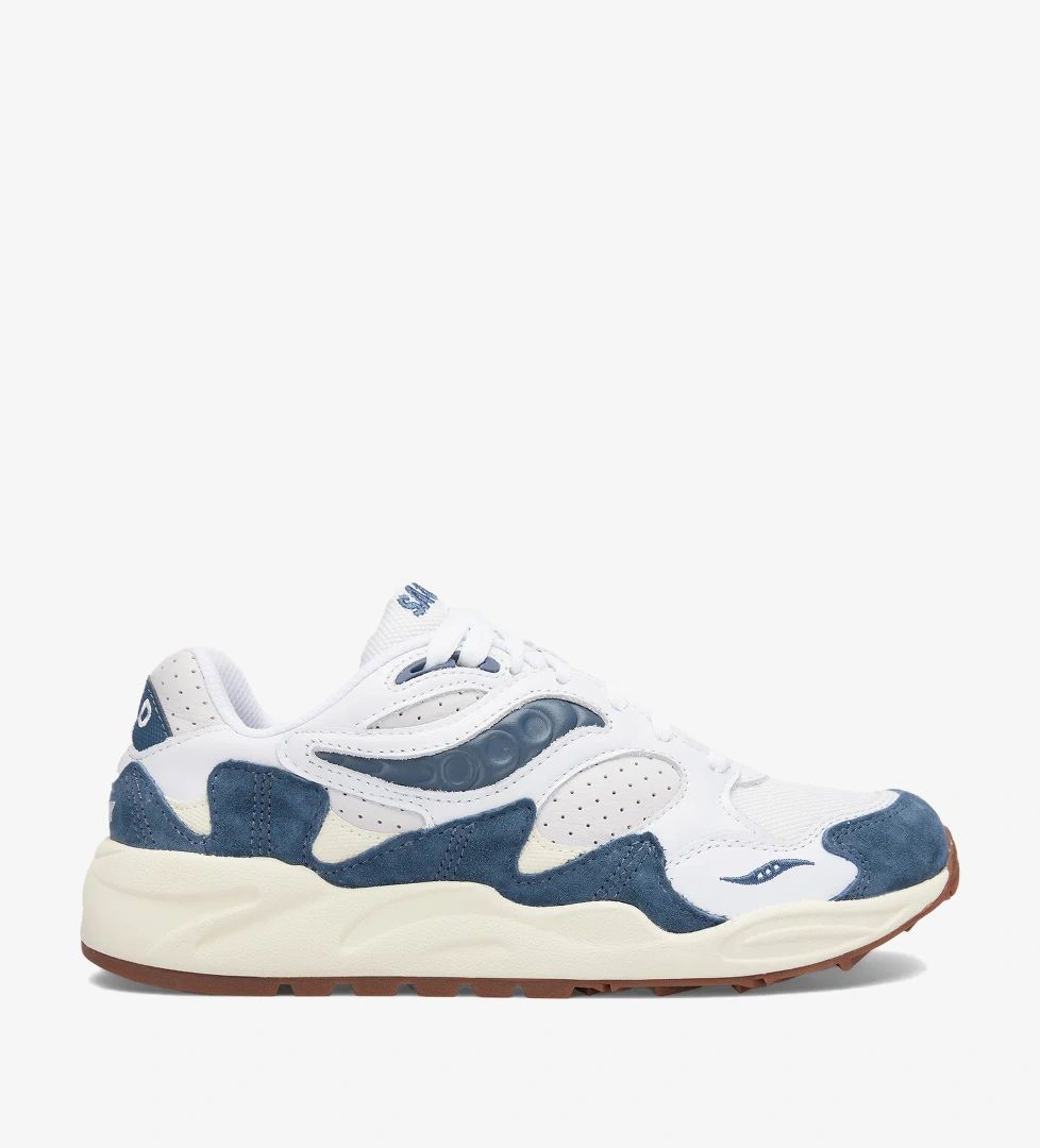 Saucony Grid Shadow 2 Unisex Beyaz Spor Ayakkabı - Görsel 1