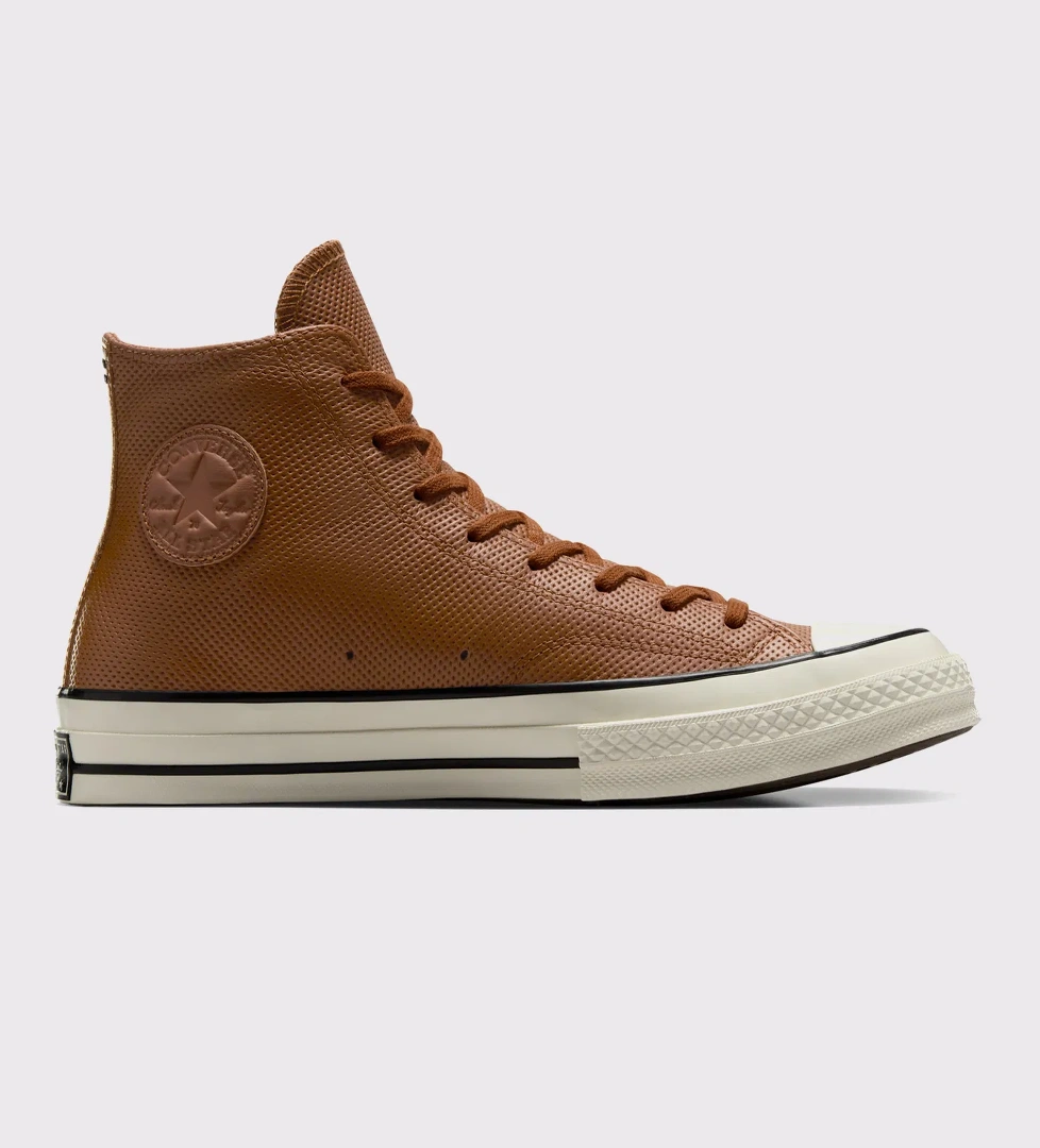 Converse Chuck 70 Unisex Kahverengi Deri Sneaker