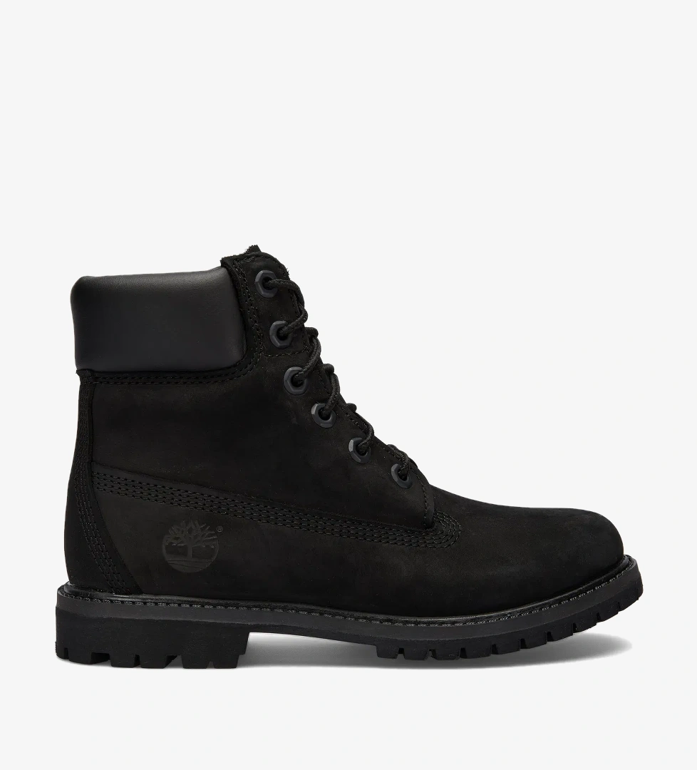 Timberland Premium 6 Inch Lace Up Kadın Siyah Bot - Görsel 1