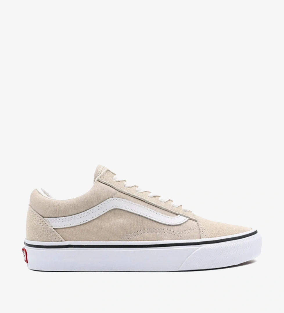 Vans Old Skool Unisex Bej Sneaker - Görsel 1