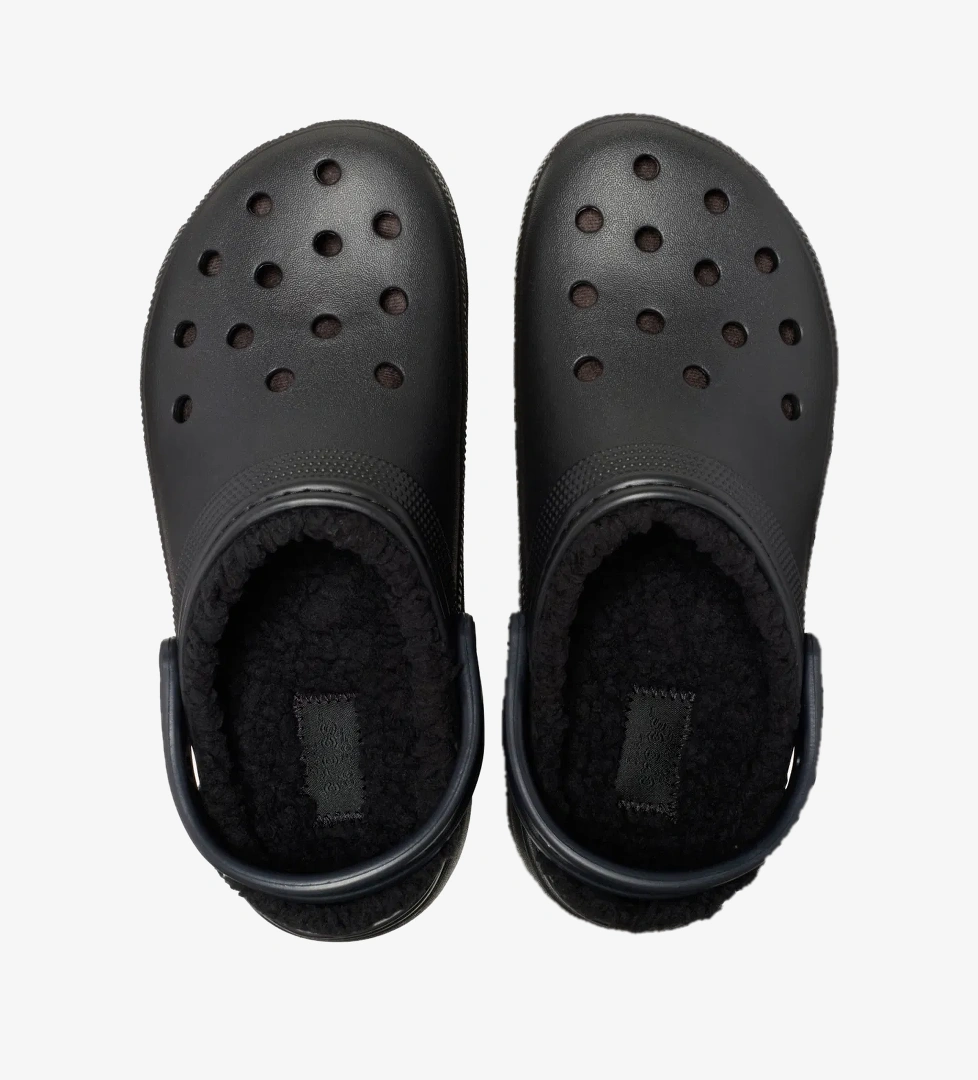Crocs Crocs Classic Platform Lined Clog Noir Kadın Siyah Terlik model görseli