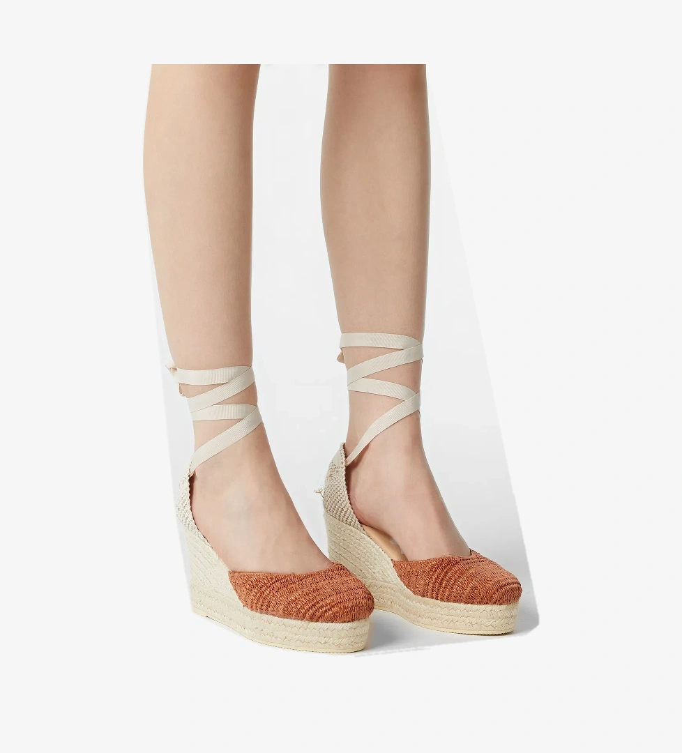 Manebi Topuklu Kadın Turuncu Ayakkabı - Görsel 1