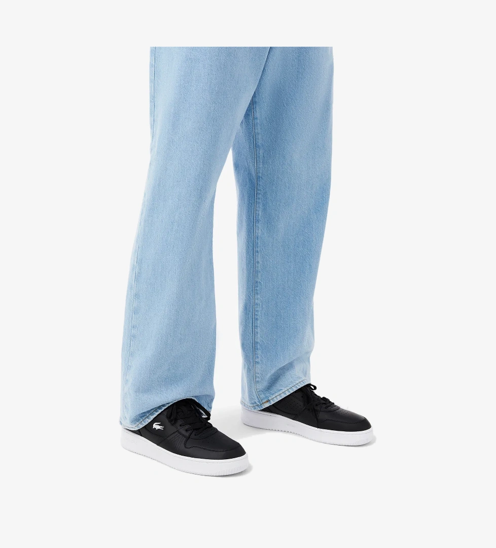 Lacoste L001 Set Leather Erkek Siyah  Spor Ayakkabı - Görsel 1