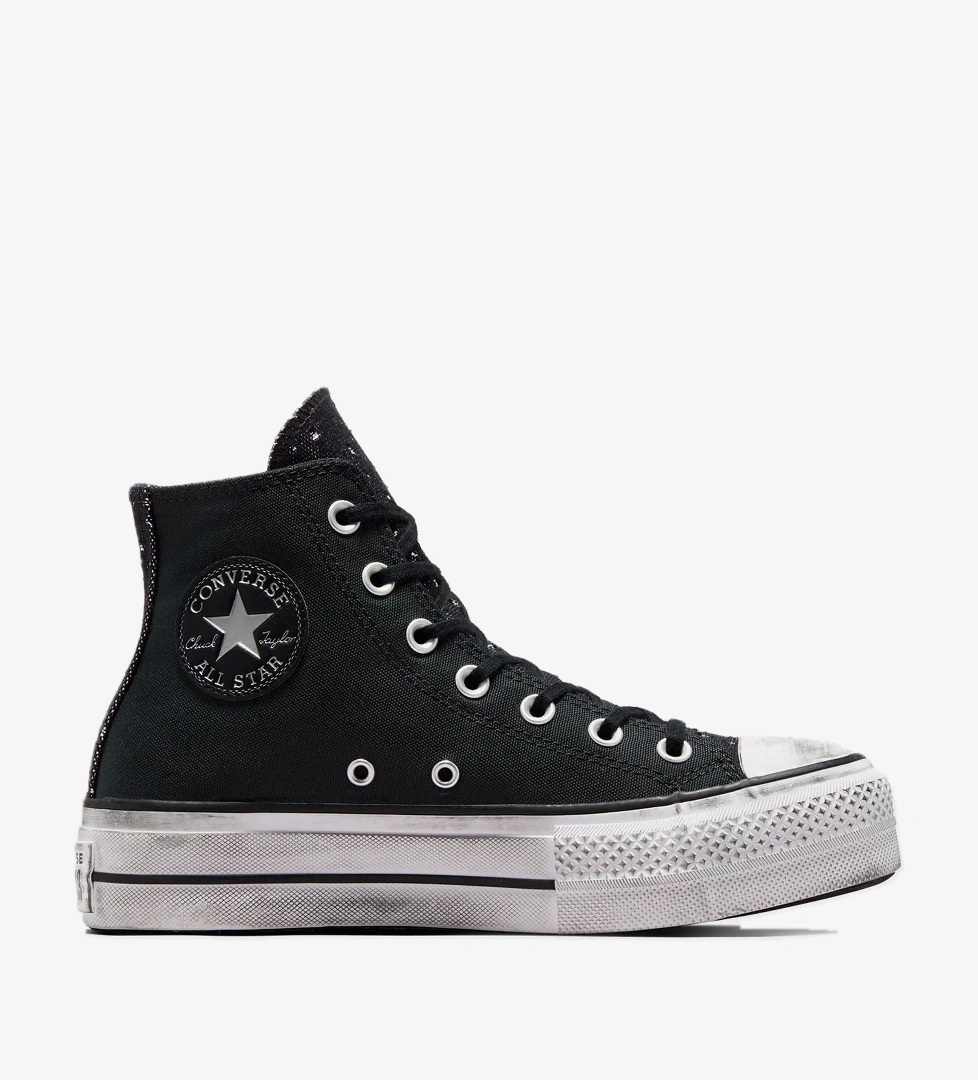 Converse Converse Chuck Taylor All Star Lift Platform Chrome Kadın Siyah Sneaker model görseli