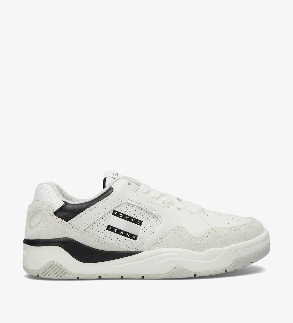 Tommy Jeans New Basket Kadın Siyah Sneaker - Görsel 1