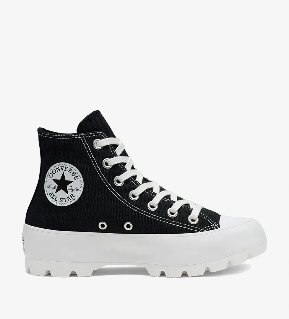 Converse Converse Chuck Taylor All Star Lugged Hi Kadın Platform Siyah Sneaker model görseli