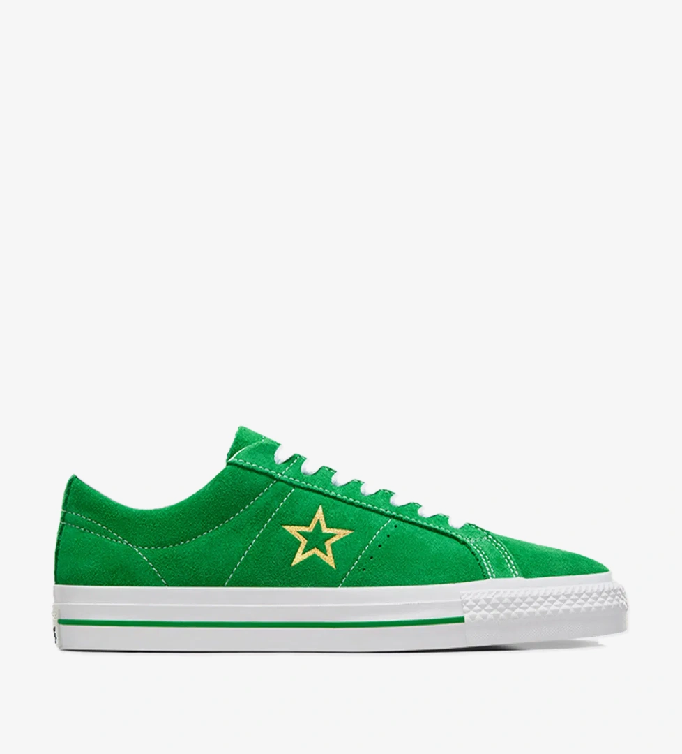 Converse Converse Cons One Star Pro Suede Unisex Yeşil Sneaker model görseli