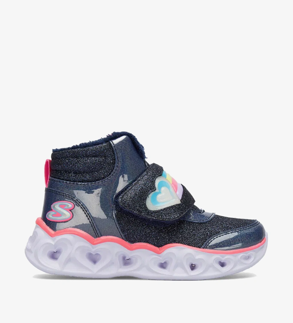 Skechers Heart Lights-Brilliant Rainbow Işıklı Çocuk Lacivert Spor Ayakkabı - Görsel 1