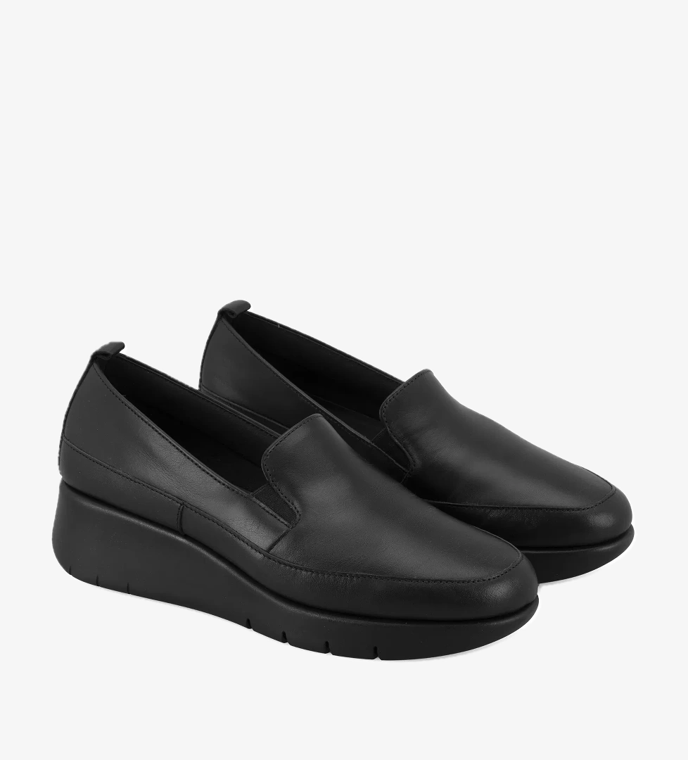 Kadın Siyah DesaComfort Deri Günlük Ayakkabı - Görsel 1