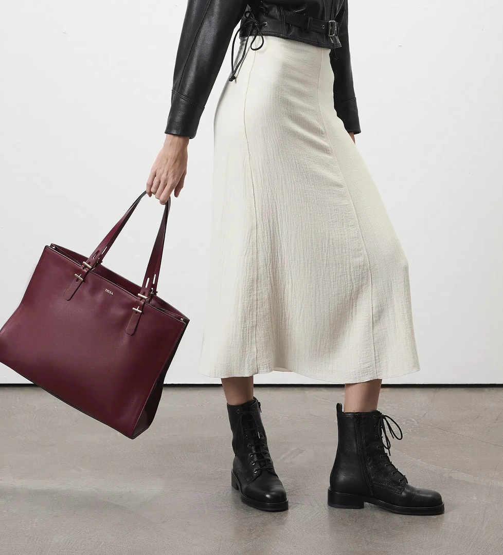 Desa Etira Siyah Kadın Deri Bot model görseli