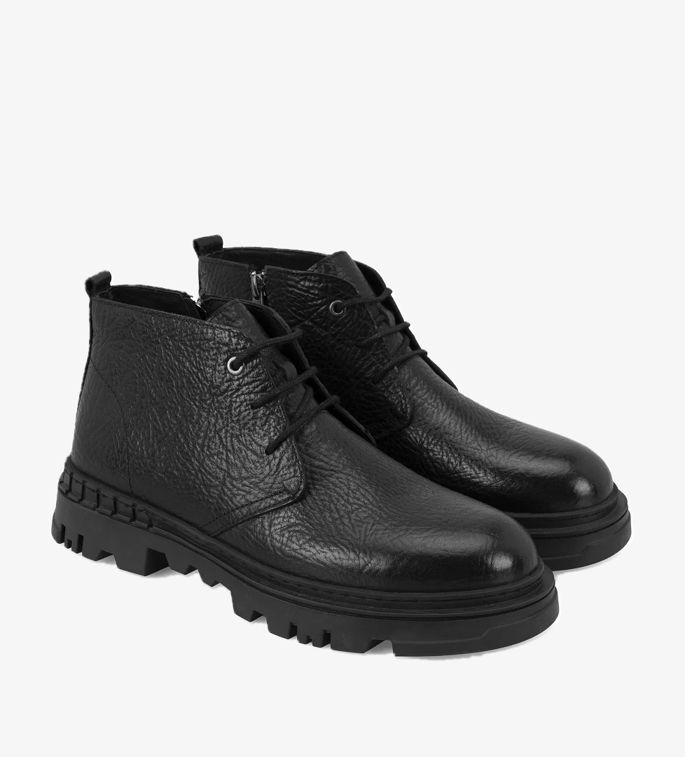 Lionra Siyah Erkek Deri Bot