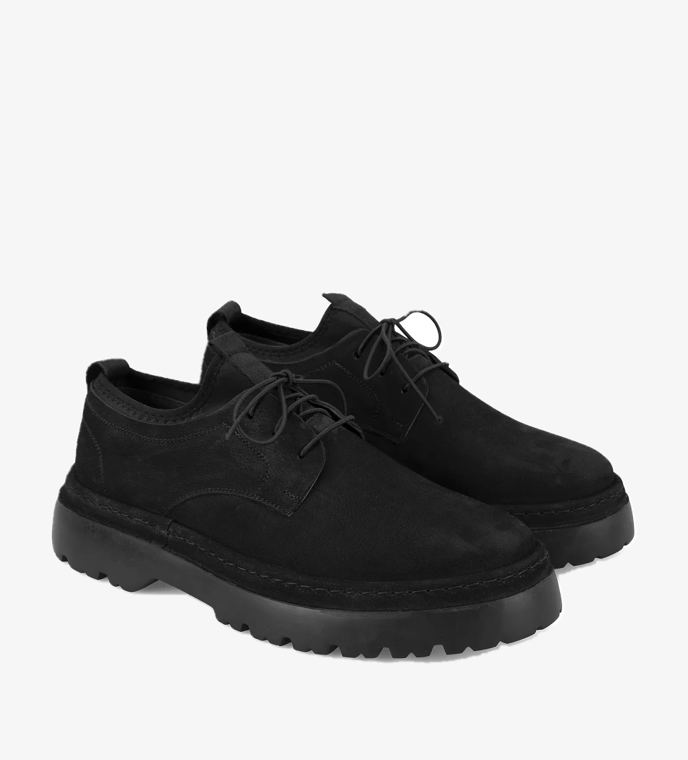 Desa Davion Siyah Erkek Nubuk Deri Günlük Ayakkabı model görseli