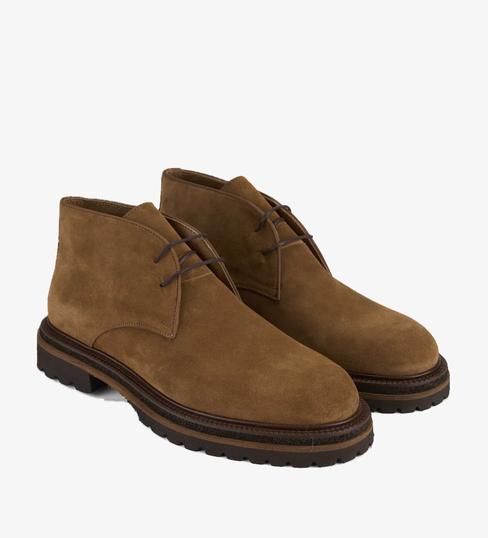 Desa Callien Taba Gri Erkek Bağcıklı Deri Bot model görseli