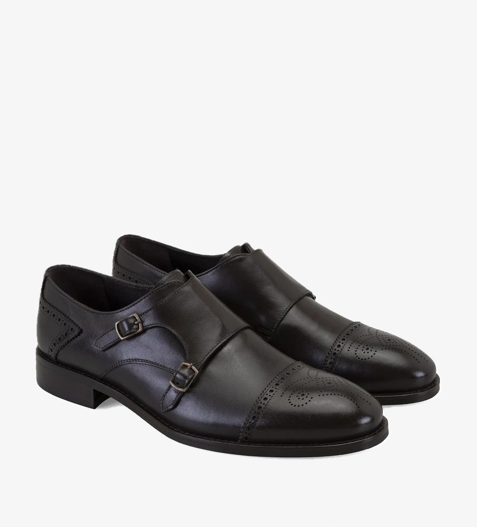 Olian Kahve Erkek Deri Klasik Ayakkabı - Görsel 1