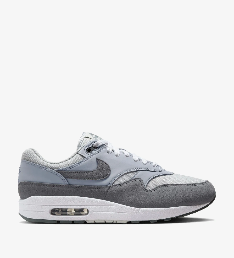 Nike Air Max 1 Erkek Gri Spor Ayakkabı - Görsel 1