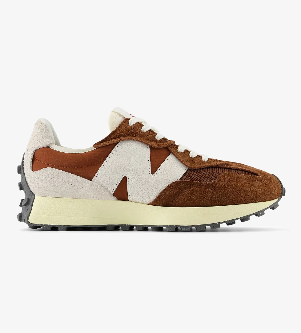 New Balance 327 Unisex Kahverengi Spor Ayakkabı - Görsel 1