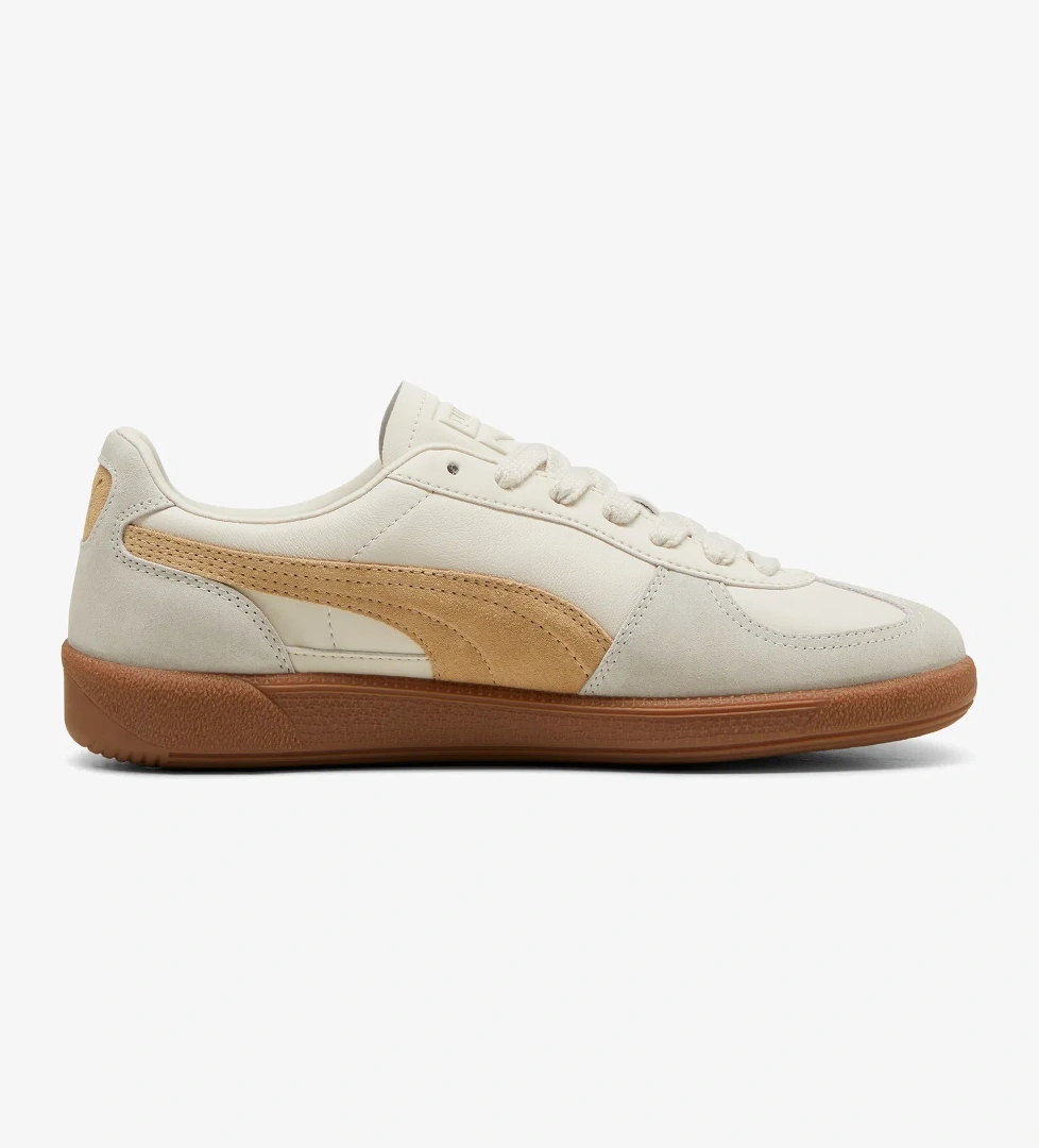 Puma Puma Palermo Leather Unisex Krem Spor Ayakkabı model görseli