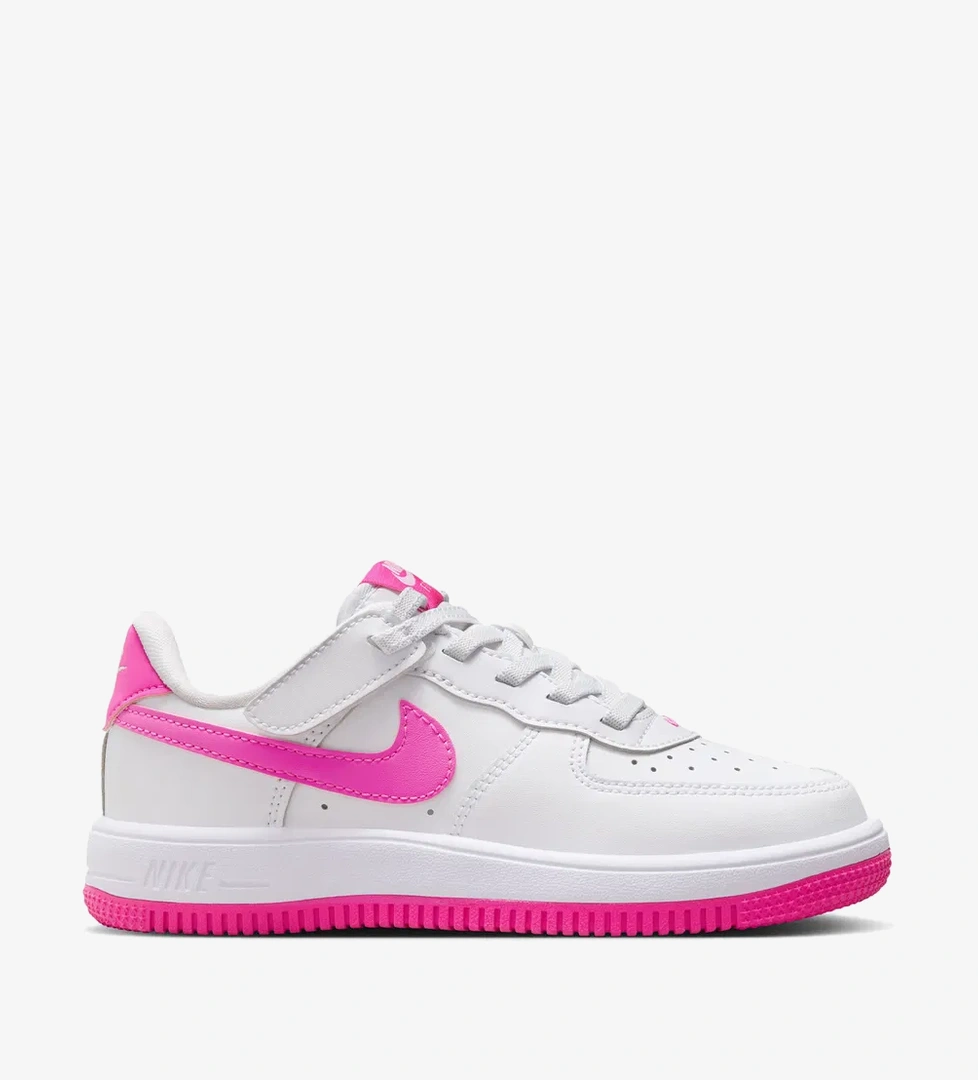 Nike Force 1 Low EasyOn Çocuk Beyaz Spor Ayakkabı - Görsel 1
