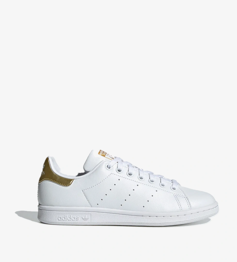 adidas Stan Smith Kadın Beyaz/Altın Rengi Spor Ayakkabı - Görsel 1