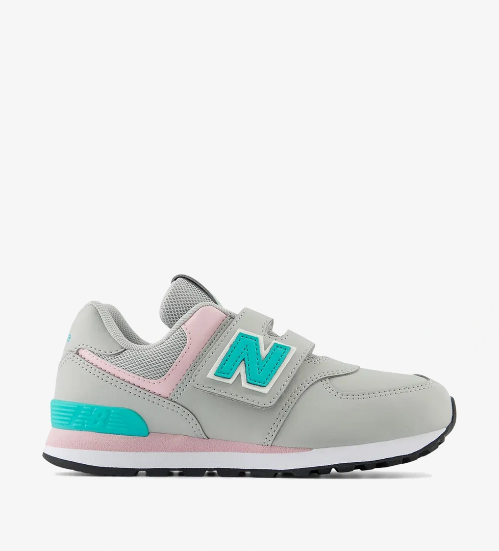 New Balance 574 Çocuk Gri Spor Ayakkabı - Görsel 1