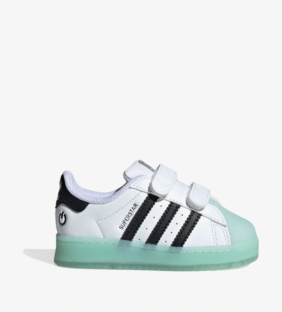 adidas Superstar Led Lights Comfort Closure Bebek Yeşil Beyaz Led Işıklı Spor Ayakkabı - Görsel 1