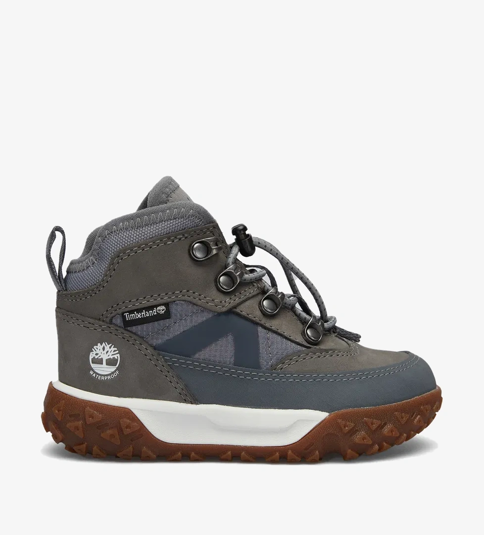 Timberland Greenstride Motion 6 Mid Bungee Waterproof Bebek Gri Outdoor Ayakkabı - Görsel 1