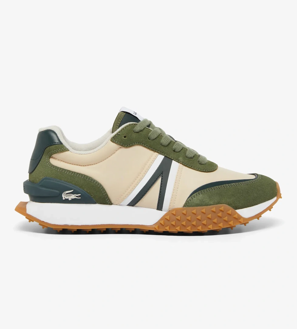 Lacoste Lacoste L-Spin Deluxe Erkek Haki/Beyaz Sneaker model görseli