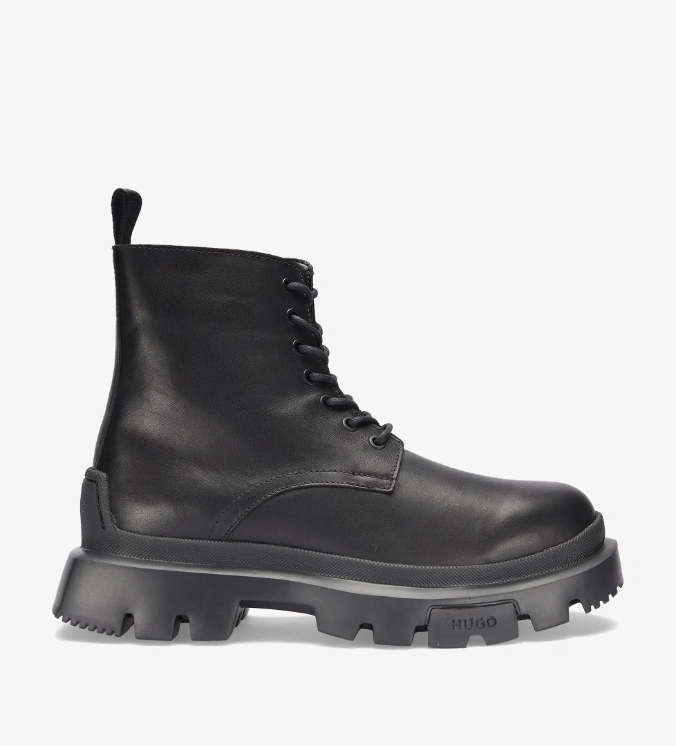 Hugo Fabyan_Halb_Lt Erkek Siyah Spor Ayakkabı - Görsel 1